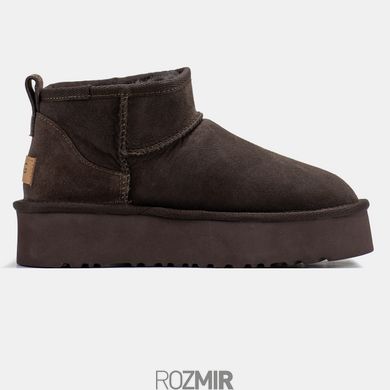 Угги UGG Classic Ultra Mini Platform "Chocolate"