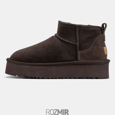 Угги UGG Classic Ultra Mini Platform "Chocolate"