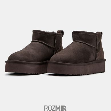 Угги UGG Classic Ultra Mini Platform "Chocolate"