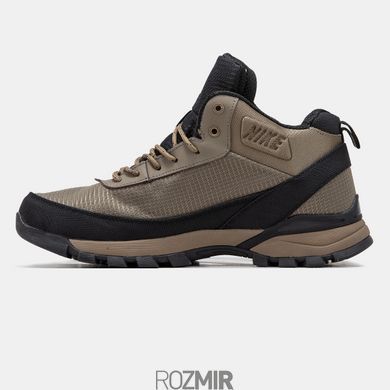 Зимние мужские кроссовки Nike Rivah Gore-Tex "Brown/Orange/Black" с мехом