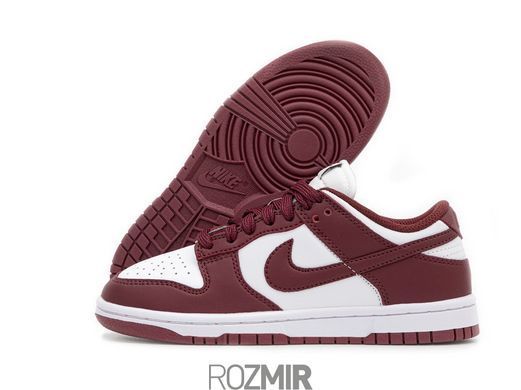 Кроссовки Nike SB Dunk Low Bordo/White