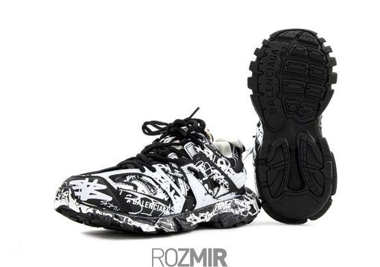 Balenciaga Track 'Graffiti - Black White'