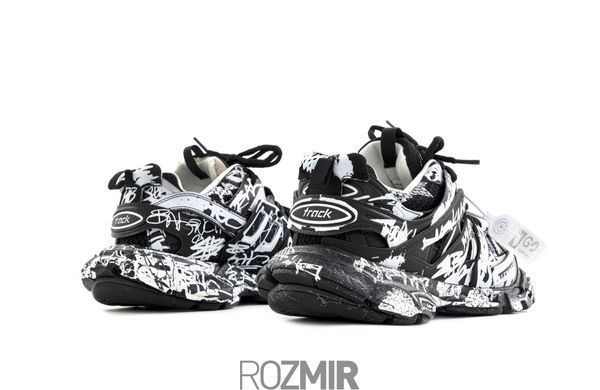 Balenciaga Track 'Graffiti - Black White'