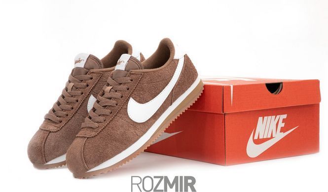 Женские кроссовки Nike Cortez "Light Brown/White"