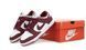 Кроссовки Nike SB Dunk Low Bordo/White