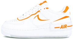 Женские кроссовки Nike Air Force 1 Shadow "White - Total Orange"