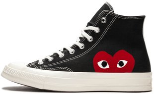 Кеды Comme des Garcons x Converse Chuck 70 Hi "Black"