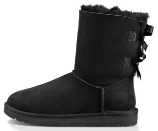 Женские угги UGG Bailey Bow "Black"