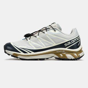 Кроссовки Salomon XT-6 Soft Ground Beige-Grey/Black