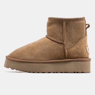 Угги UGG Classic Mini Platform "Light Chestnut"