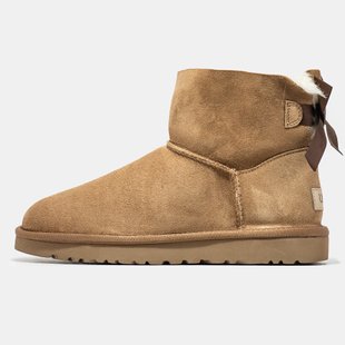 Жіночі уггі UGG Mini Bailey Bow "Chestnut"