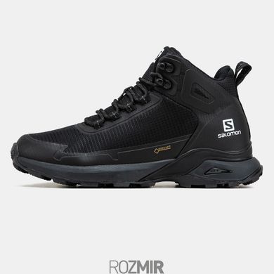 Зимові кросівки Salomon Cross Hike Mid Winter Black з хутром