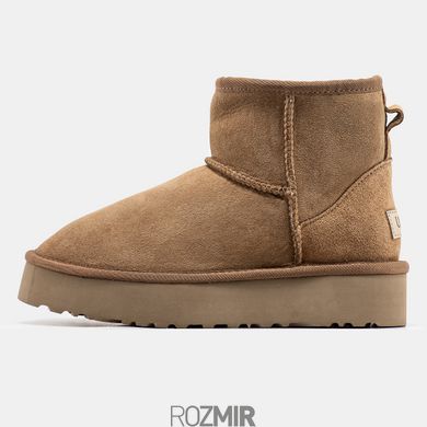 Уггі UGG Classic Mini Platform "Light Chestnut"