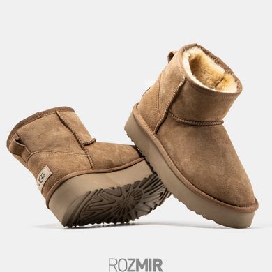 Уггі UGG Classic Mini Platform "Light Chestnut"