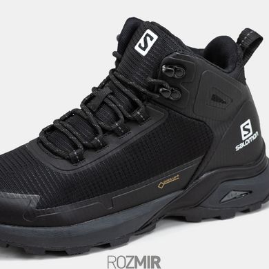 Зимові кросівки Salomon Cross Hike Mid Winter Black з хутром