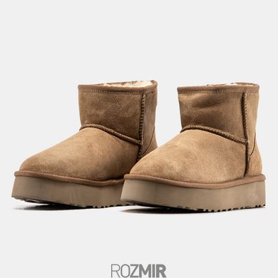 Угги UGG Classic Mini Platform "Light Chestnut"