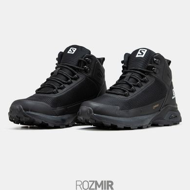 Зимові кросівки Salomon Cross Hike Mid Winter Black з хутром