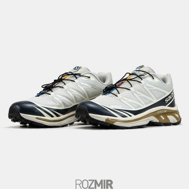 Кроссовки Salomon XT-6 Soft Ground Beige-Grey/Black