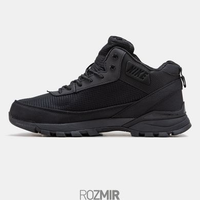 Зимние мужские кроссовки Nike Rivah Gore-Tex "Total Black" с мехом