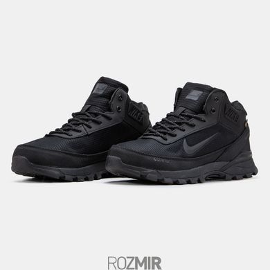 Зимние мужские кроссовки Nike Rivah Gore-Tex "Total Black" с мехом