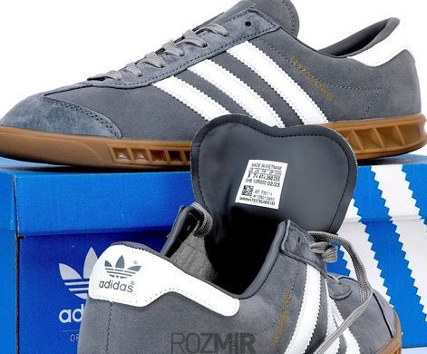 Мужские кроссовки adidas Hamburg "Grey/White"