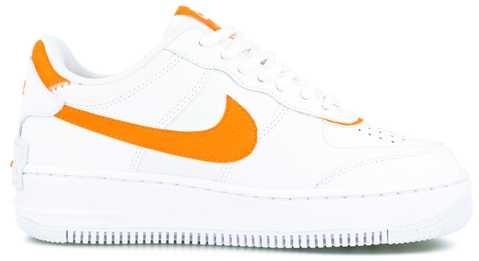 Air force 1 white sales total orange