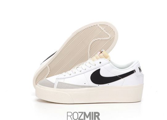 Женские кроссовки Nike Blazer Low Platform “White/Black” DJ0292 101