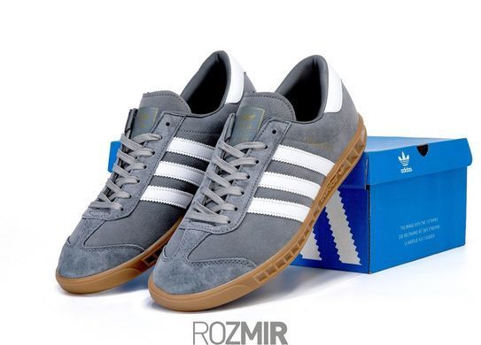 Мужские кроссовки adidas Hamburg "Grey/White"