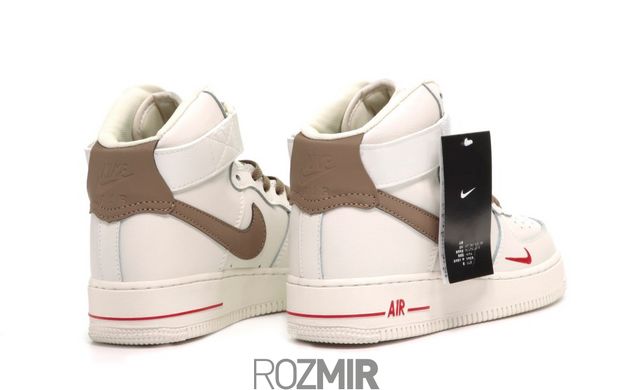 Кроссовки Nike Air Force 1 High Premium White / Brown