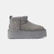 Угги UGG Classic Ultra Mini Platform "Grey"