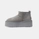 Угги UGG Classic Ultra Mini Platform "Grey"