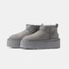 Угги UGG Classic Ultra Mini Platform "Grey"