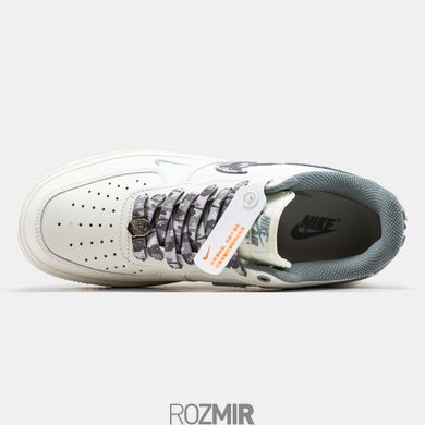 Кроссовки Nike Air Force 1 Low x BAPE "White/Grey"