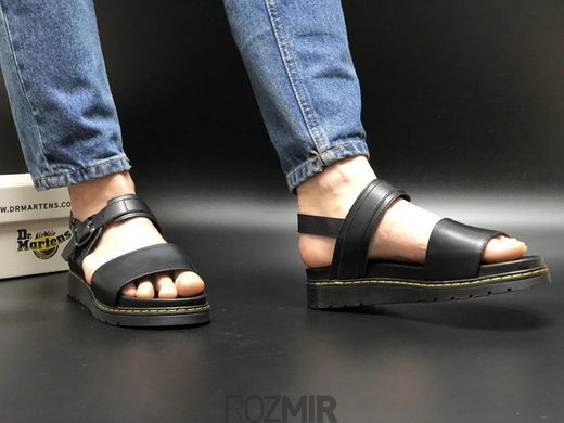 Жіночі сандалі Dr. Martens Voss Leather Strap Sandals "Black"
