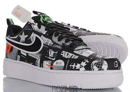 Кросівки Nike Air Force 1 Low Worldwide "Black/White" CZ5927-001