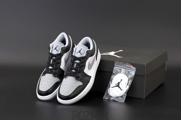 Кросівки Air Jordan 1 Low "Light Smoke Grey/White-Black" 553560 039