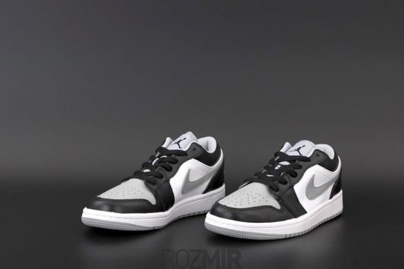 Кроссовки Air Jordan 1 Low "Light Smoke Grey/White-Black" 553560 039