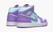 Жіночі кросівки Air Jordan 1 Mid Purple Aqua 554724-500