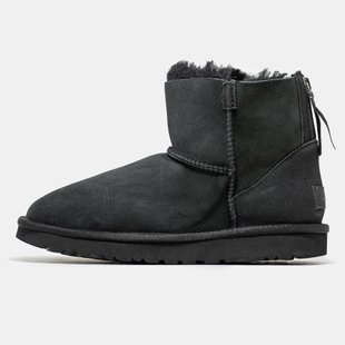 Жіночі уггі UGG Classic Mini Zip "Black"