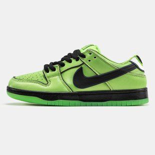 Жіночі кросівки he Powerpuff Girls x Nike SB Dunk Low 'Buttercup' FZ8319-300