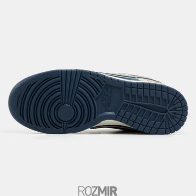 Кроссовки Gucci x Nike Dunk Low Blue/Beige