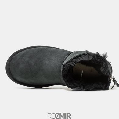 Женские угги UGG Classic Mini Zip "Black"