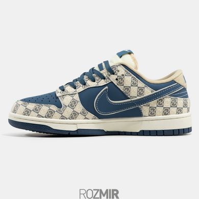 Кроссовки Gucci x Nike Dunk Low Blue/Beige