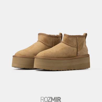 Уггі UGG Classic Ultra Mini Platform "Chestnut"