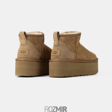 Уггі UGG Classic Ultra Mini Platform "Chestnut"