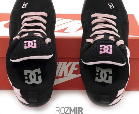 Кросівки DC Court Graffik Shoes "Black/Pink"