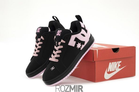 Кросівки DC Court Graffik Shoes "Black/Pink"